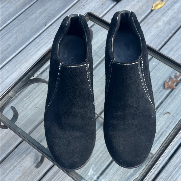 Cole Haan Waterproof Black Suede Slip-On Loafers - Picture 1 of 8
